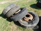 (6) Asst. truck tires on Budd rims,